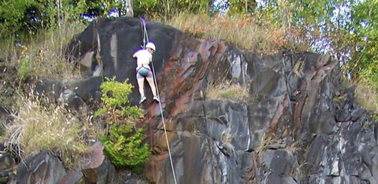 Rock climbing in Nepal