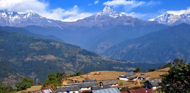 Mountain view from Dhampus village 