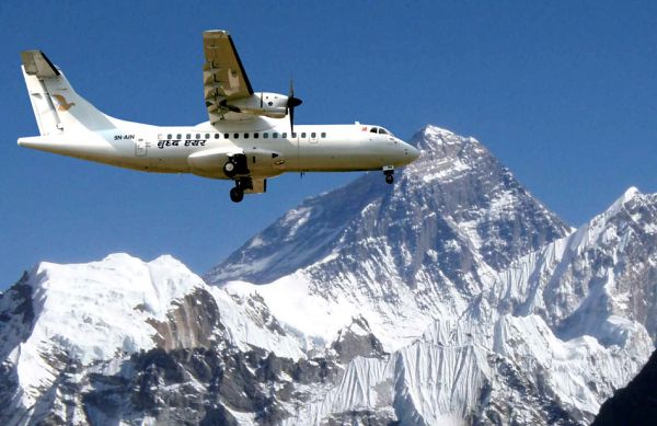 Mountain Flight in Nepal