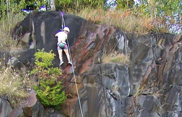 Rock climbing in Nepal